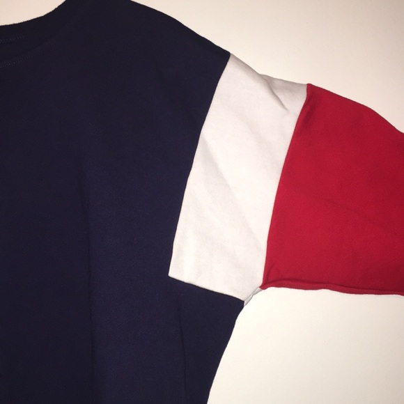 Forever 21 Sweater, Size L, red white blue - Picture 2 of 2